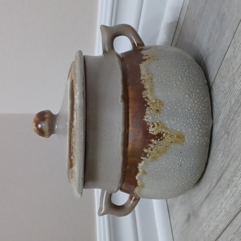 Vintage laurentian pottery soup container